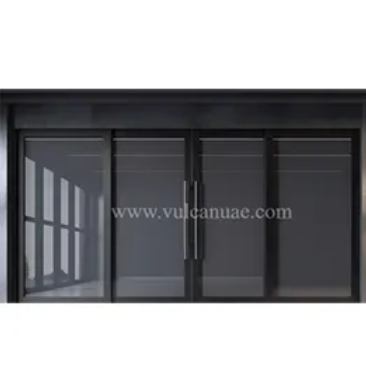 Automated Fire Rated Sliding Door – Commercial Steel Construction, Up to 120 Minute Fire Protection, UL/BS Certified, Manual or Motorized Operation, Office, Warehouse Application